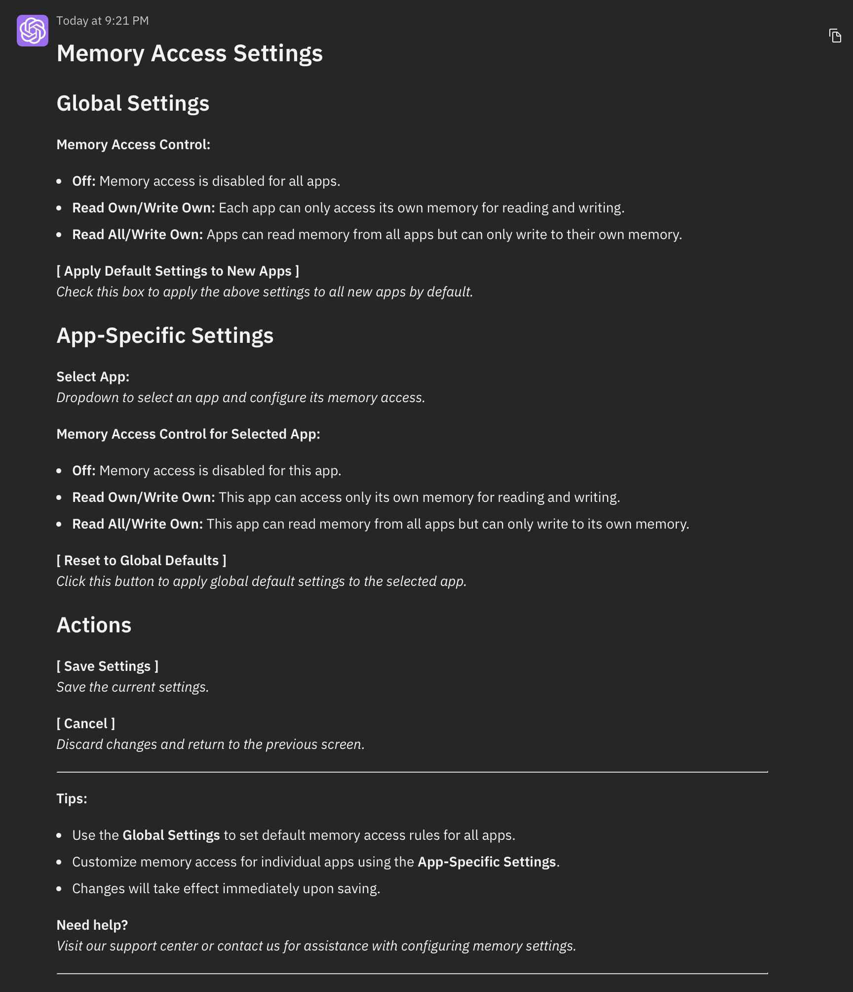 基於文本的 UI 生成器輸出