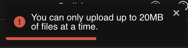 最大文件大小錯誤