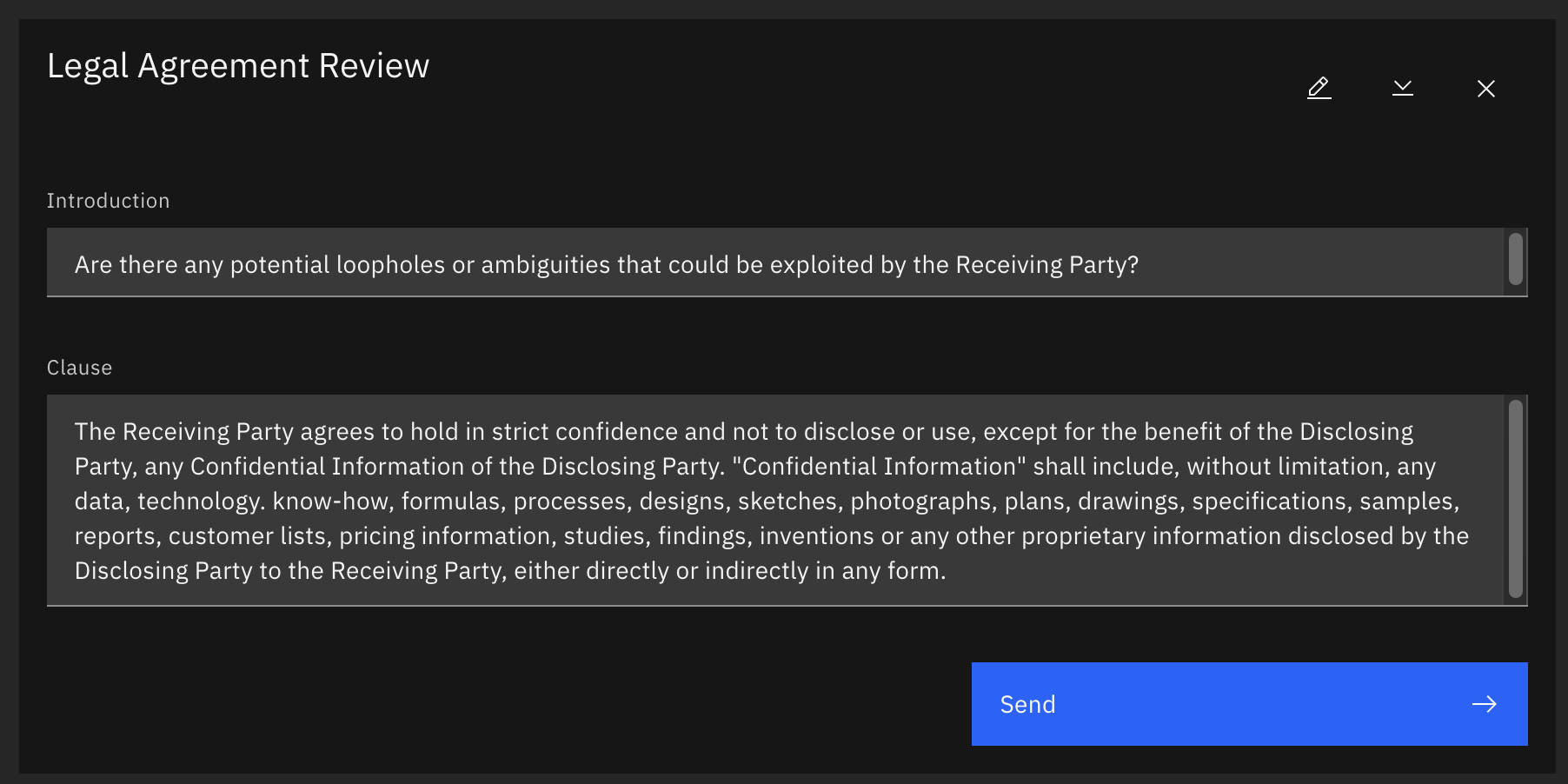 法律協議審查 NDA