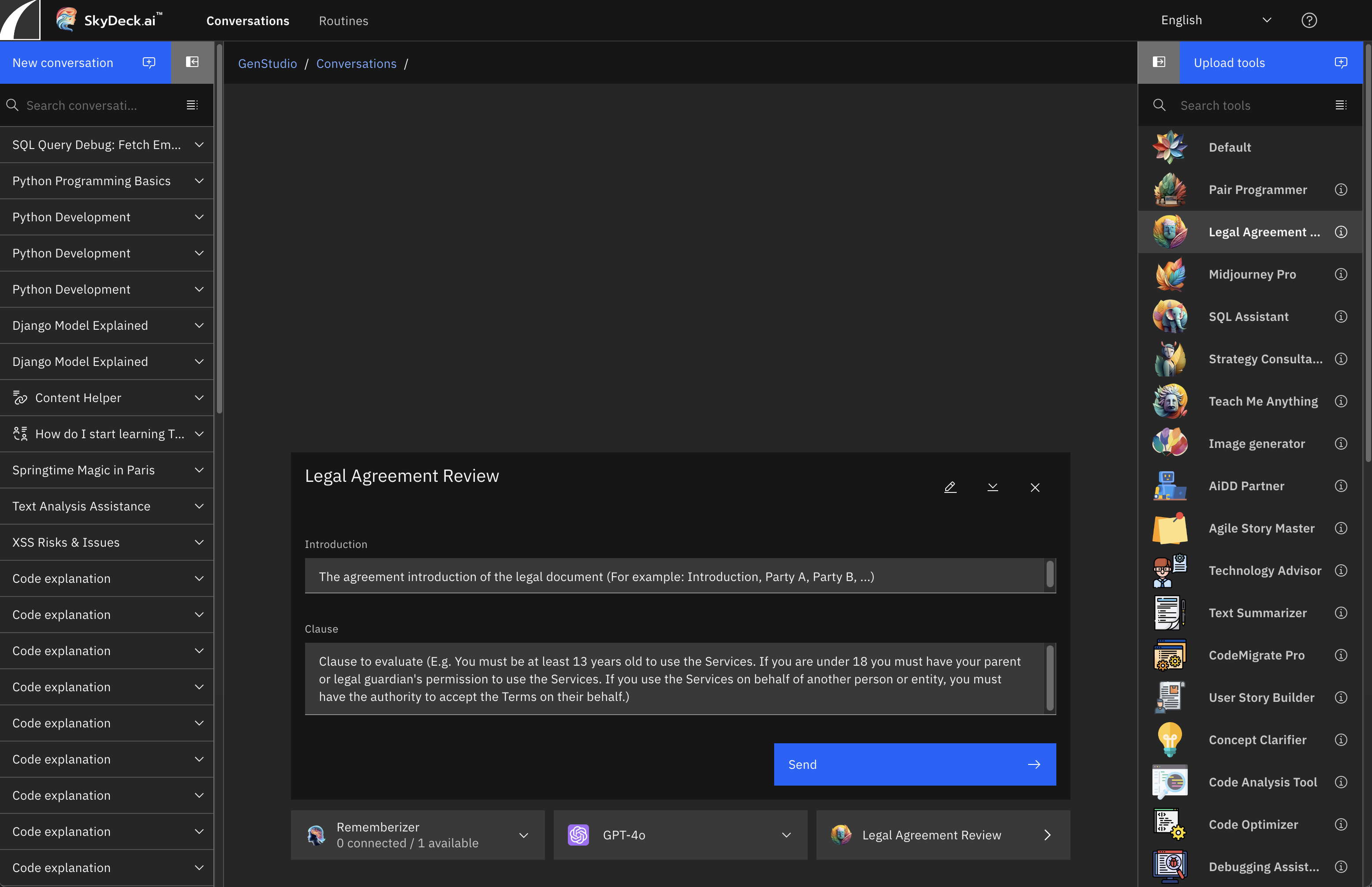 法律協議審查工具